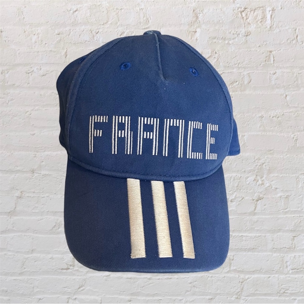 Adidas France football soccer SnapBack vintage hat